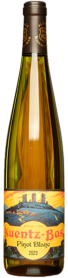 Kuentz-Bas Pinot Blanc 2023  Front Bottle Shot