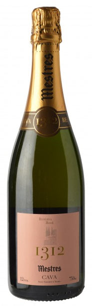 Cava Mestres Cava Rose Reserva Brut 1312 2020  Front Bottle Shot