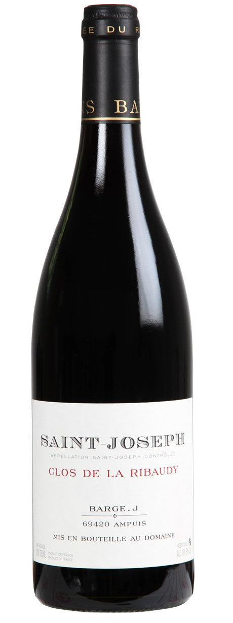 Julien Barge Saint Joseph Clos de la Ribaudy 2019  Front Bottle Shot