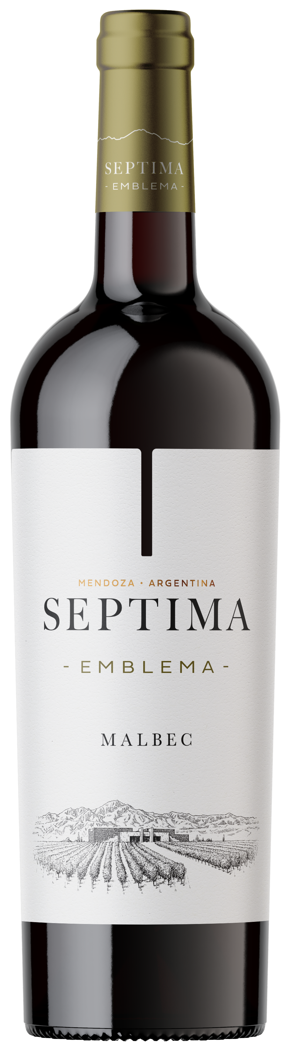 Septima Emblema Malbec 2022  Front Bottle Shot