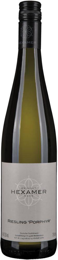 Hexamer Riesling Feinherb Porphyr 2022  Front Bottle Shot