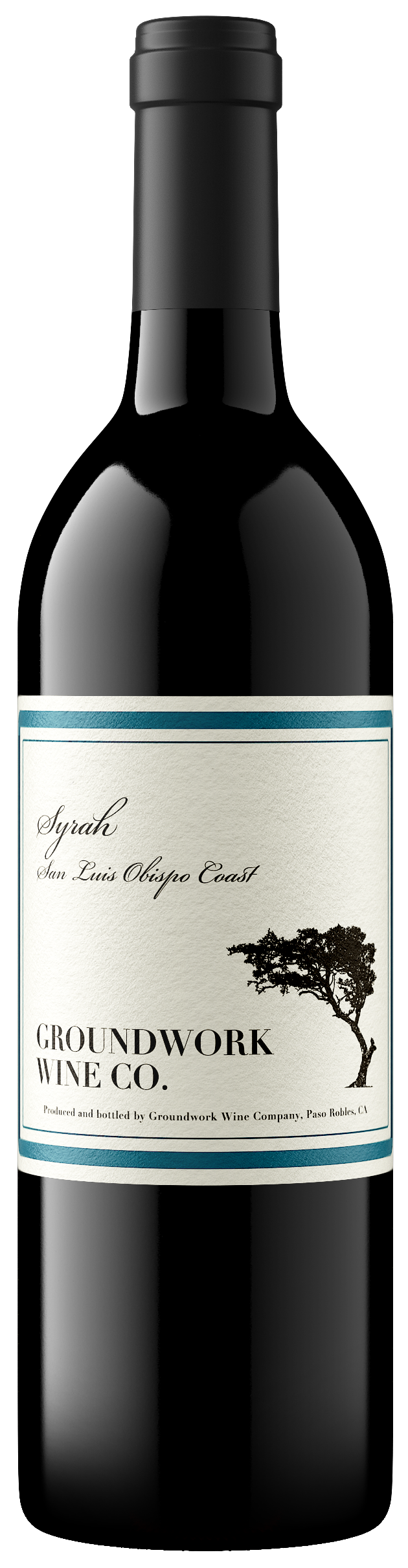 Groundwork Syrah 2022  Front Bottle Shot