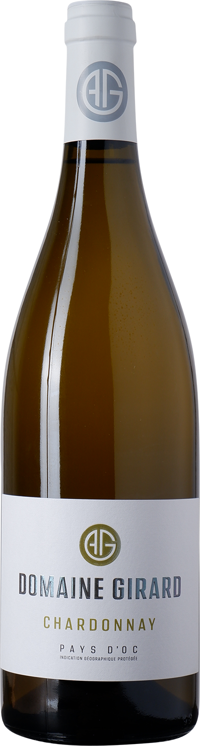 Domaine Girard Pays d'Oc Chardonnay 2023  Front Bottle Shot