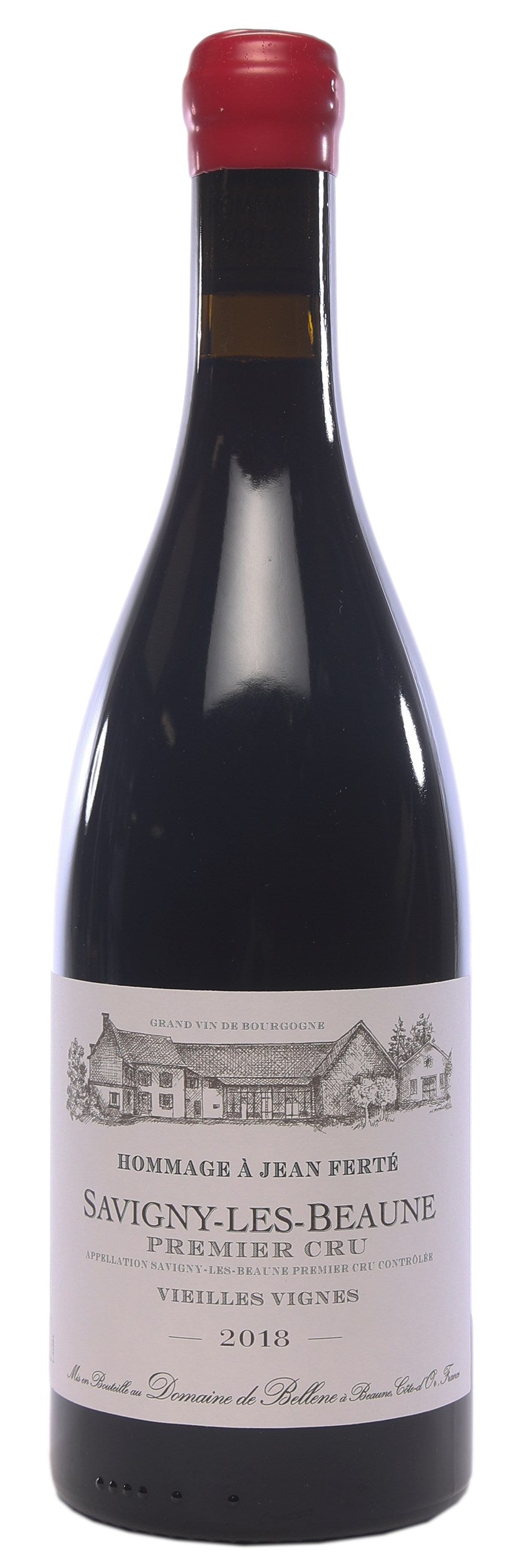 Domaine de Bellene Savigny-les-Beaune Premier Cru Hommage a Jean Ferte Vieilles Vignes 2018  Front Bottle Shot