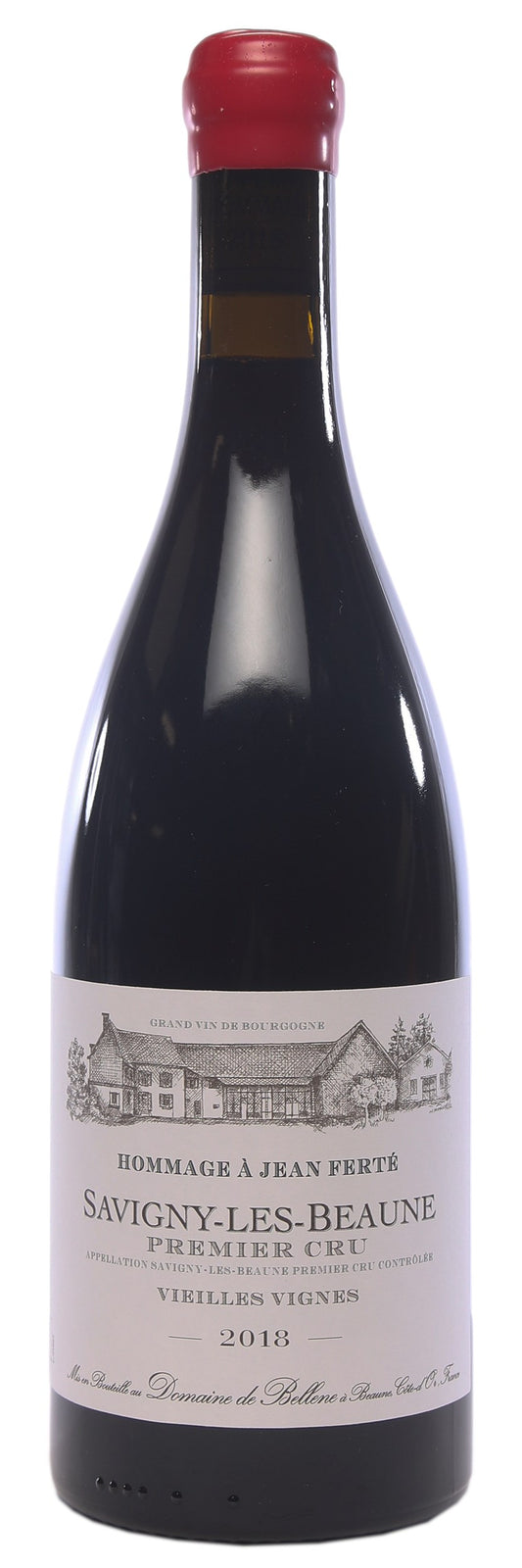 Domaine de Bellene Savigny-les-Beaune Premier Cru Hommage a Jean Ferte Vieilles Vignes 2018  Front Bottle Shot