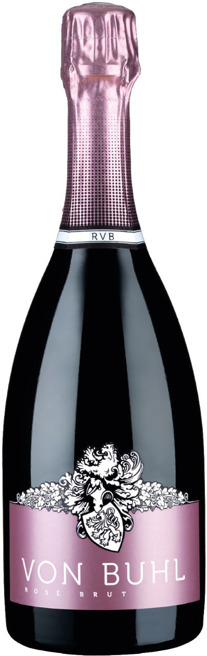 Von Buhl Pfalz Rose Brut Sekt 2019  Front Bottle Shot
