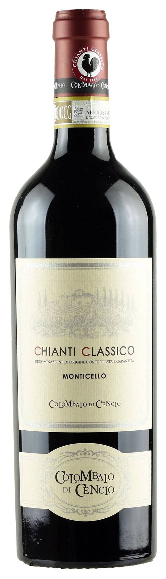 Colombaio di Cencio Monticello Chianti Classico 2019  Front Bottle Shot