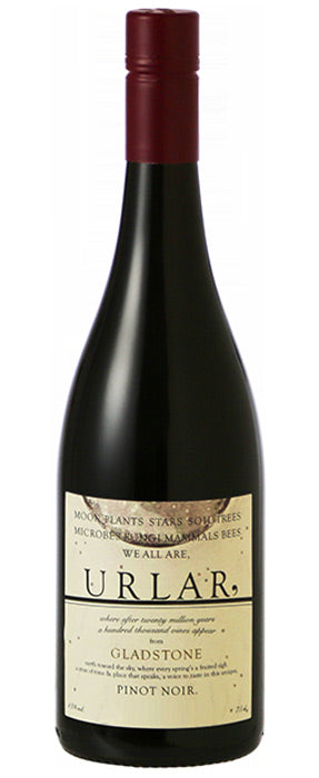 Urlar Estate Gladstone Pinot Noir 2020  Front Bottle Shot