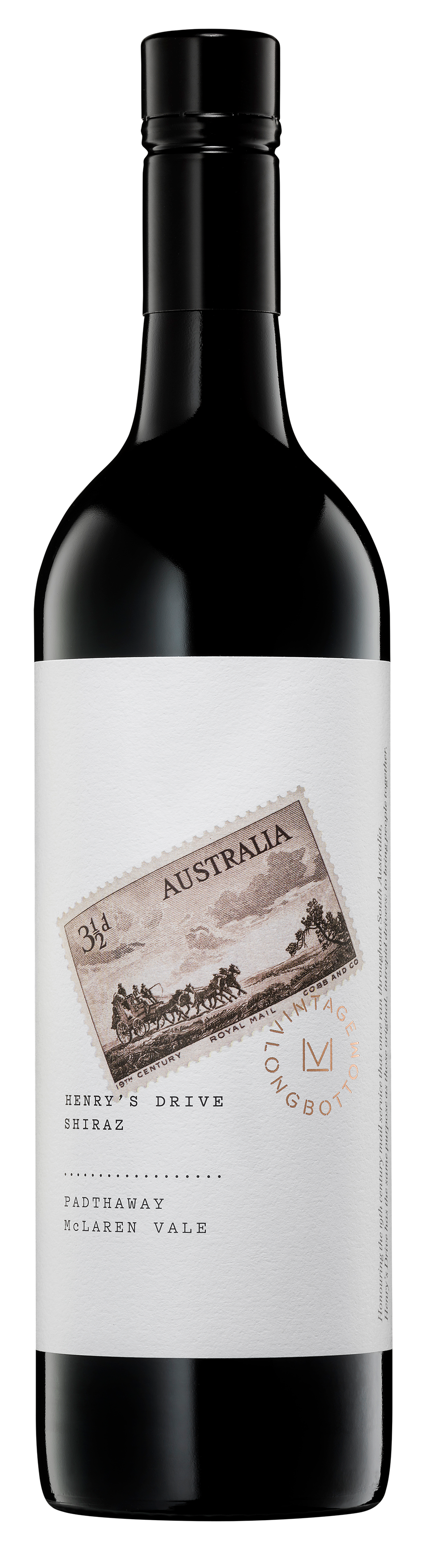Henry's Drive Shiraz 2020  Front Bottle Shot