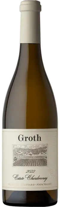 Groth Estate Chardonnay 2022  Front Bottle Shot