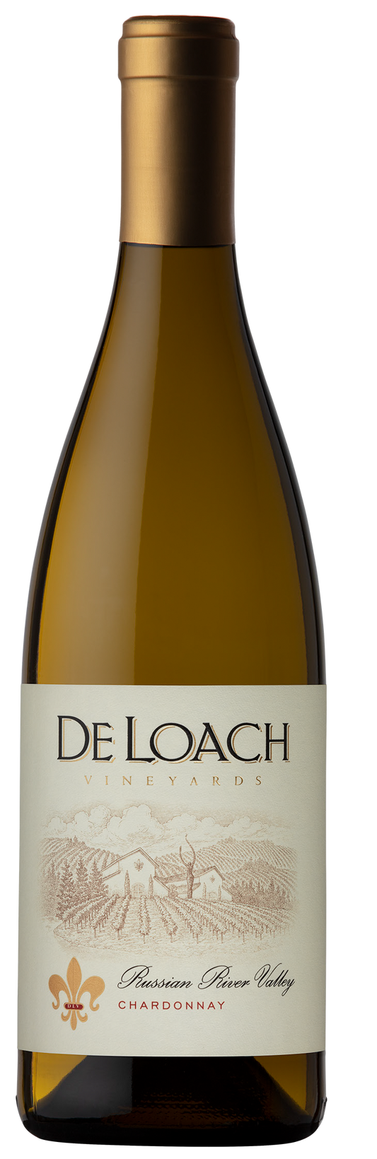 DeLoach Russian River Chardonnay 2022  Front Bottle Shot