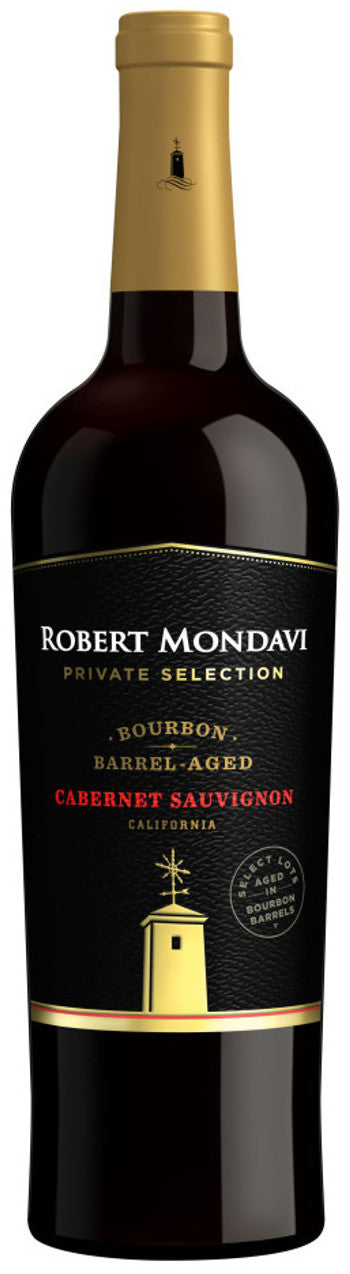 Robert Mondavi Private Selection Bourbon Barrels Cabernet Sauvignon 2023  Front Bottle Shot