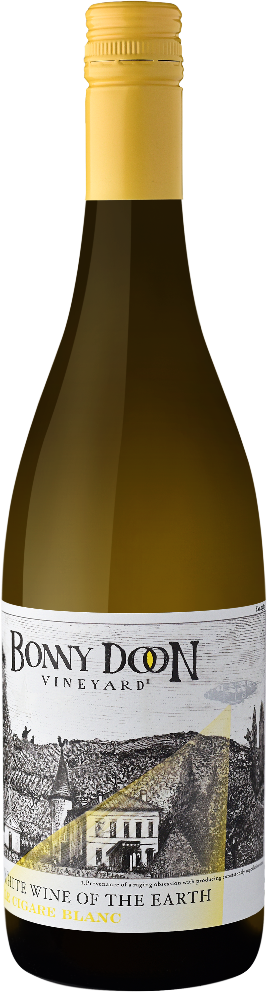 Bonny Doon Le Cigare Blanc 2023  Front Bottle Shot