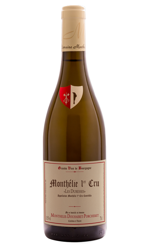 Monthelie-Douhairet-Porcheret Les Duresses Monthelie Blanc Premier Cru 2021  Front Bottle Shot