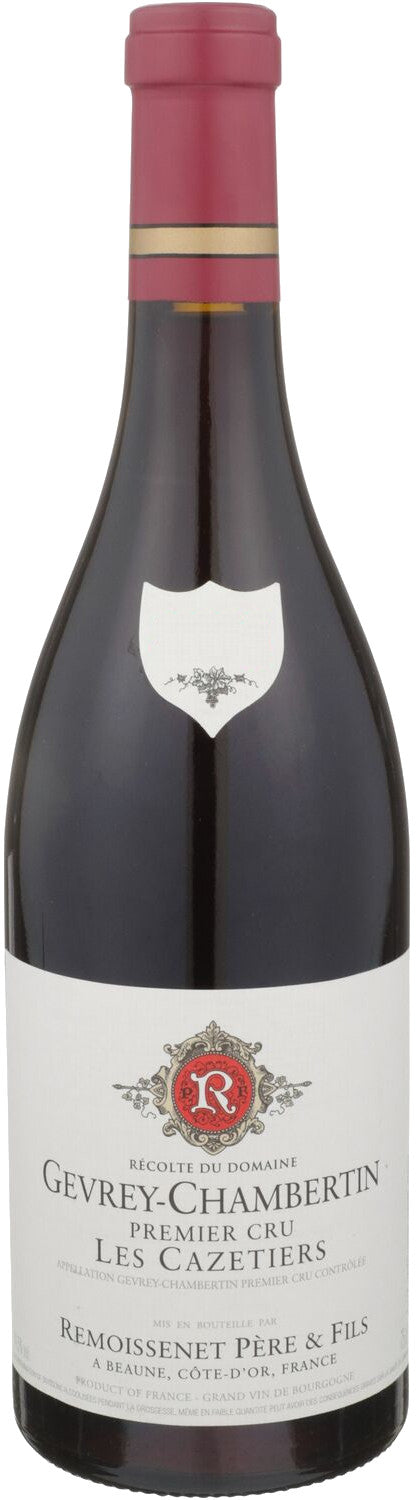Remoissenet Gevrey-Chambertin Les Cazetiers Premier Cru 2022  Front Bottle Shot