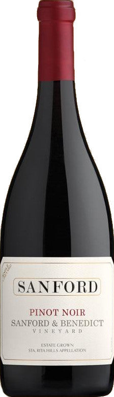 Sanford Sanford & Benedict Vineyard Pinot Noir 2018  Front Bottle Shot