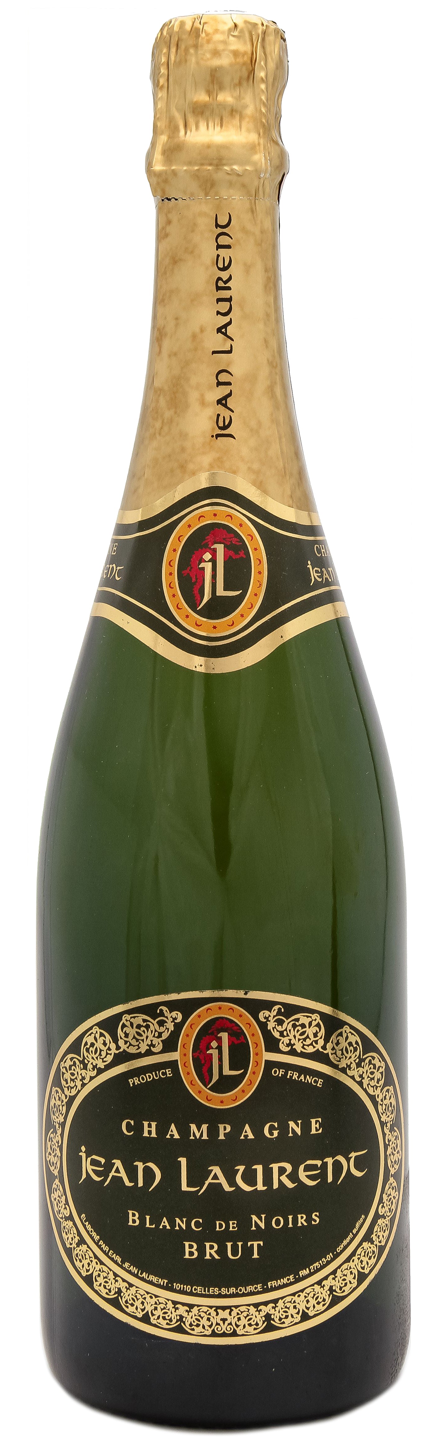 Jean Laurent Blanc de Noirs  Front Bottle Shot