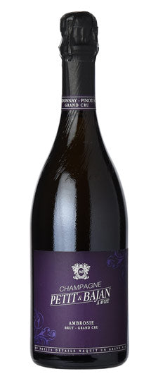 Petit & Bajan Ambrosie Brut Grand Cru  Front Bottle Shot