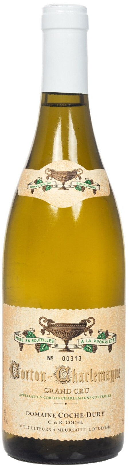 Domaine Coche-Dury Corton-Charlemagne Grand Cru 2015  Front Bottle Shot