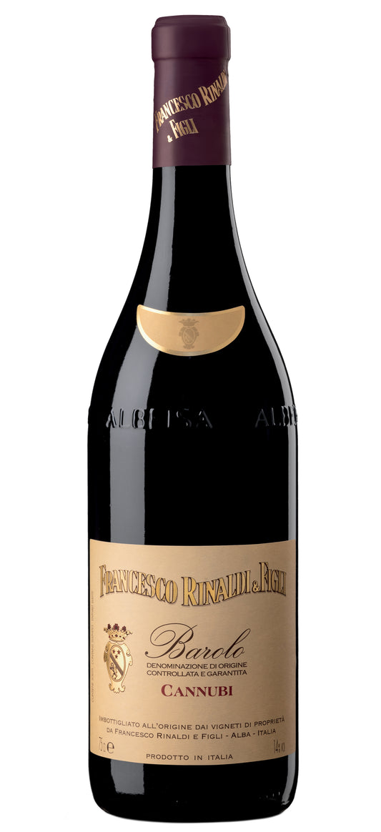 Francesco Rinaldi Barolo Cannubi 2018  Front Bottle Shot