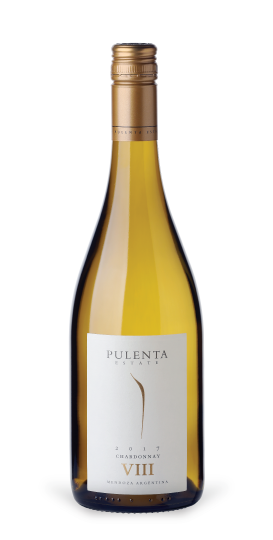 Pulenta VIII Estate Chardonnay 2019  Front Bottle Shot