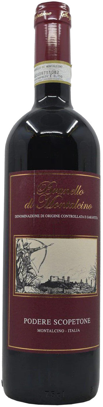 Podere Scopetone Brunello di Montalcino 2017  Front Bottle Shot