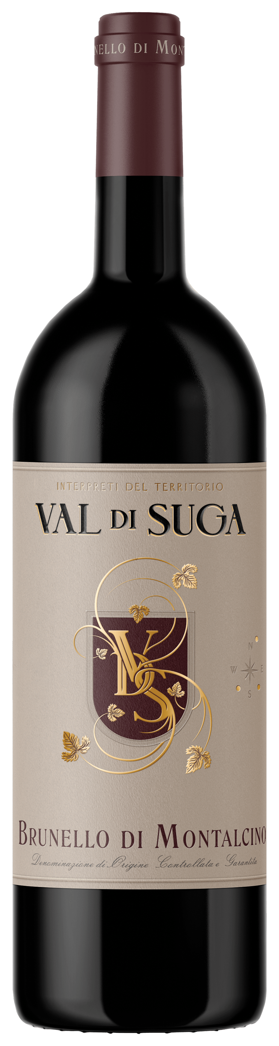 Val di Suga Brunello di Montalcino 2019  Front Bottle Shot