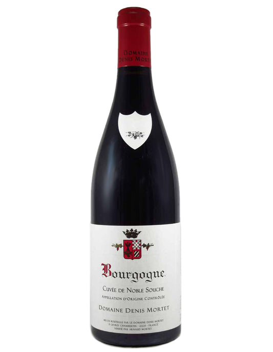 Denis Mortet Bourgogne Rouge Cuvee de Noble Souche 2022  Front Bottle Shot
