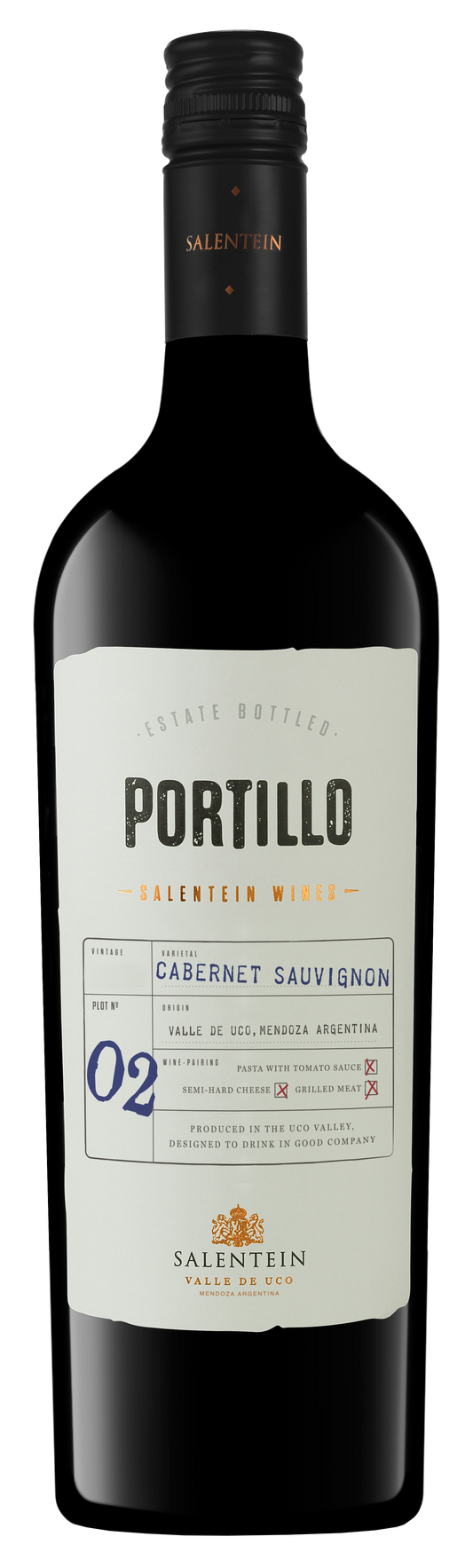 Portillo Cabernet Sauvignon 2020  Front Bottle Shot