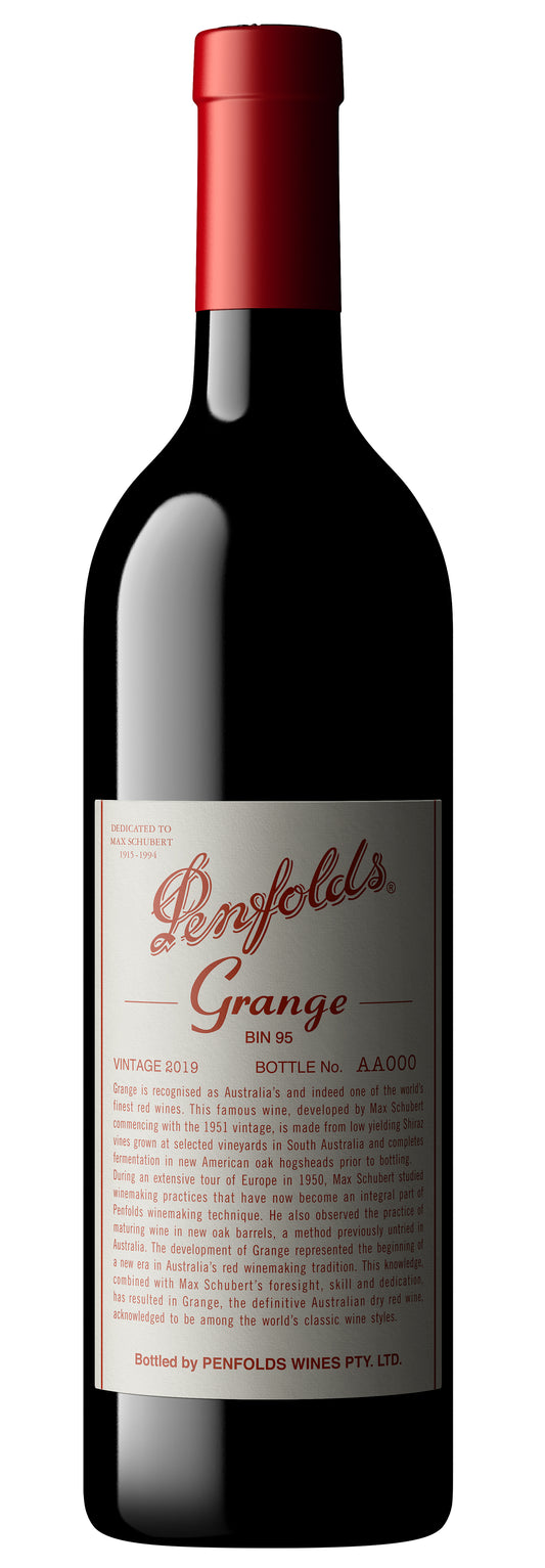 Penfolds Grange 2019  Front Bottle Shot