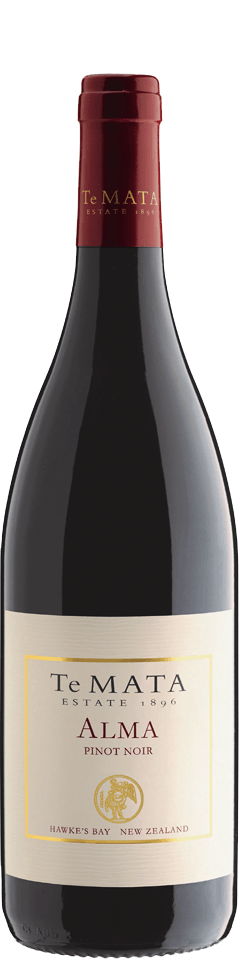 Te Mata Alma Pinot Noir 2020  Front Bottle Shot