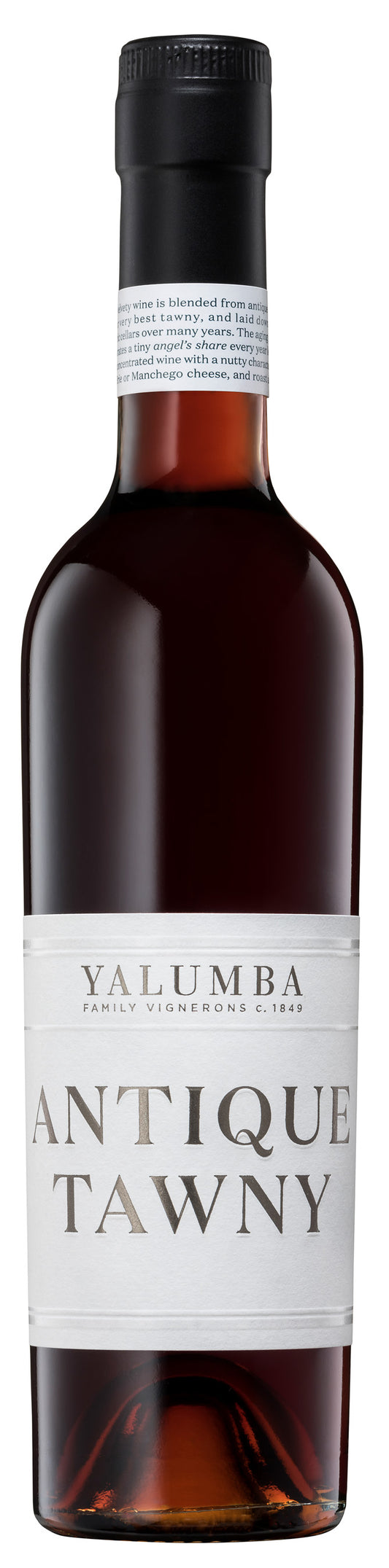Yalumba Antique Tawny Port (375ML half-bottle)  Front Bottle Shot