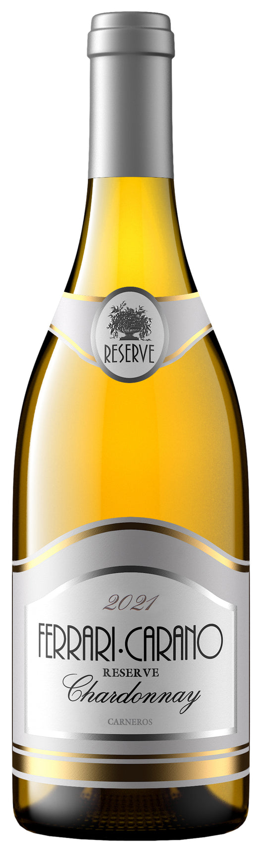 Ferrari-Carano Reserve Chardonnay 2021  Front Bottle Shot