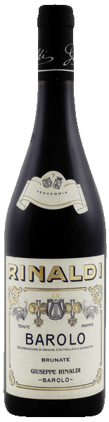 Giuseppe Rinaldi Barolo Brunate 2019  Front Bottle Shot