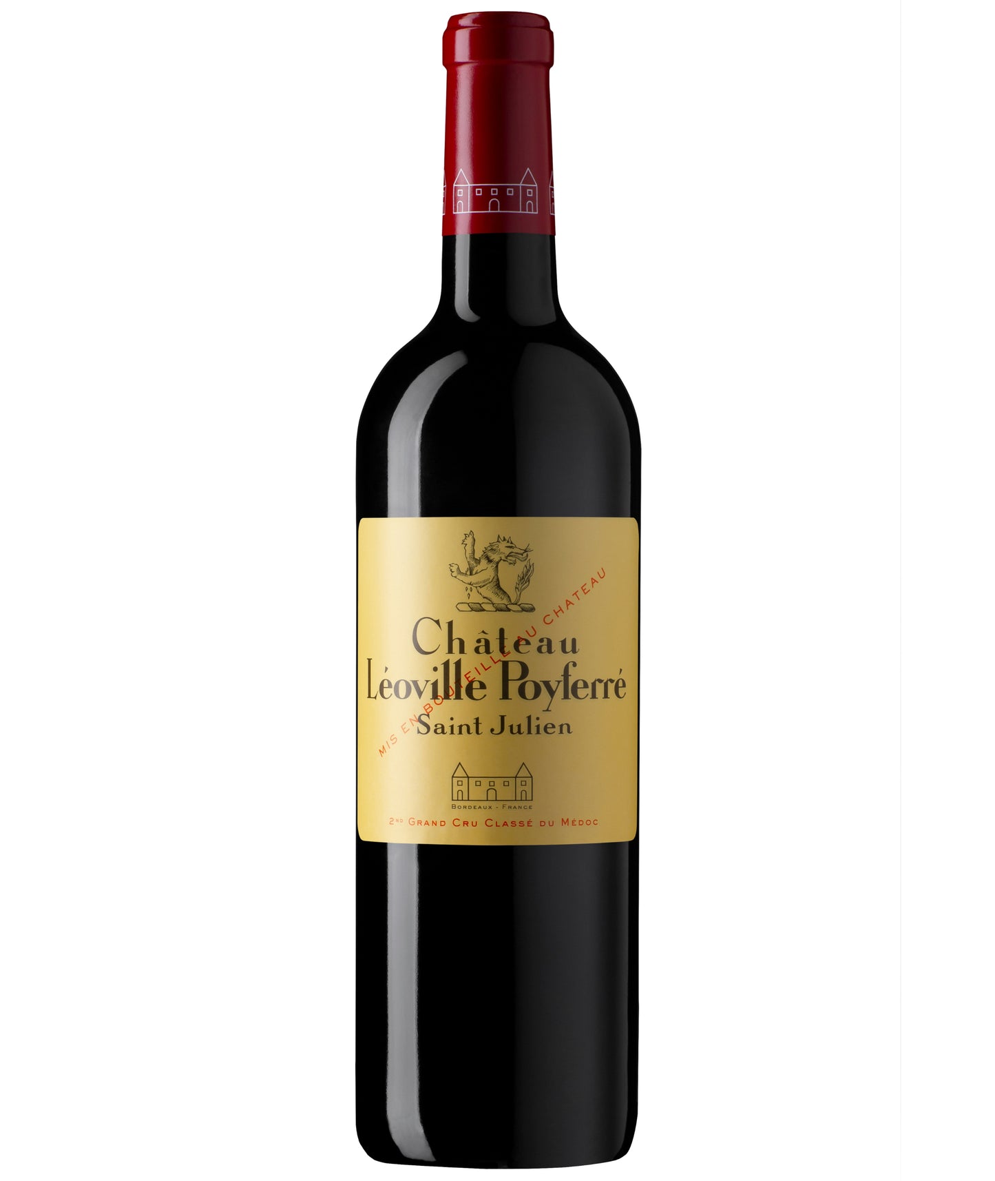Chateau Leoville Poyferre  2014  Front Bottle Shot