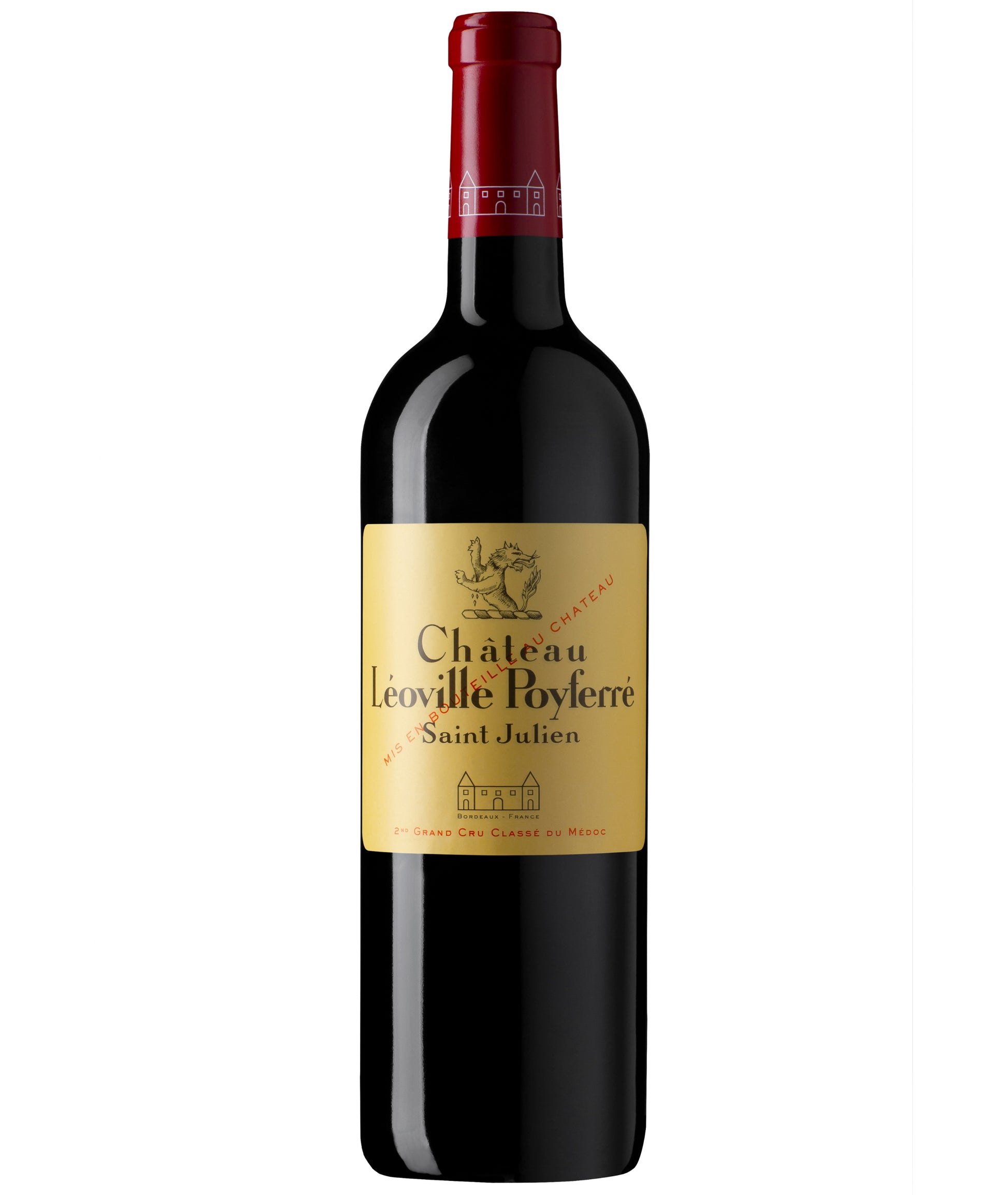 Chateau Leoville Poyferre  2014  Front Bottle Shot
