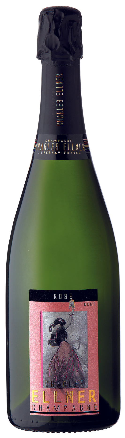 Charles Ellner Brut Rose  Front Bottle Shot