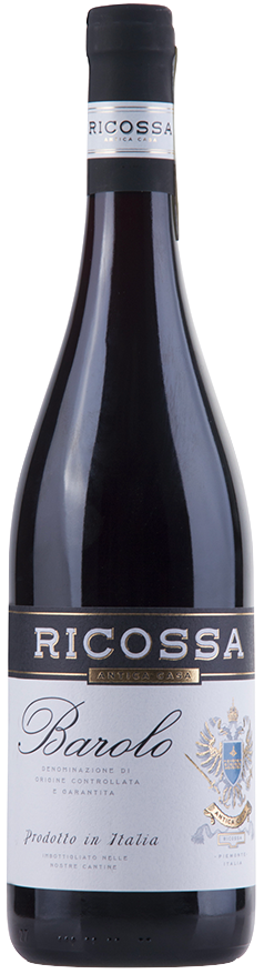 Ricossa Barolo  2018  Front Bottle Shot