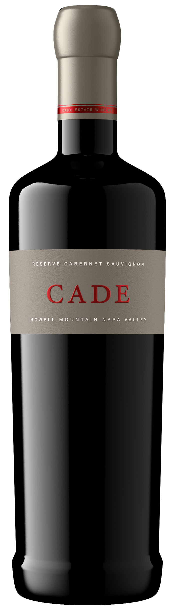 CADE Howell Mountain Reserve Cabernet Sauvignon 2021  Front Bottle Shot
