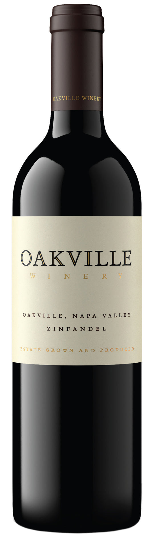 Oakville Winery Estate Zinfandel 2021  Front Bottle Shot