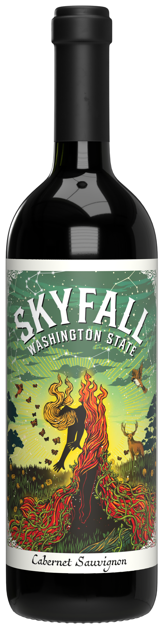 Skyfall Cabernet Sauvignon 2021  Front Bottle Shot