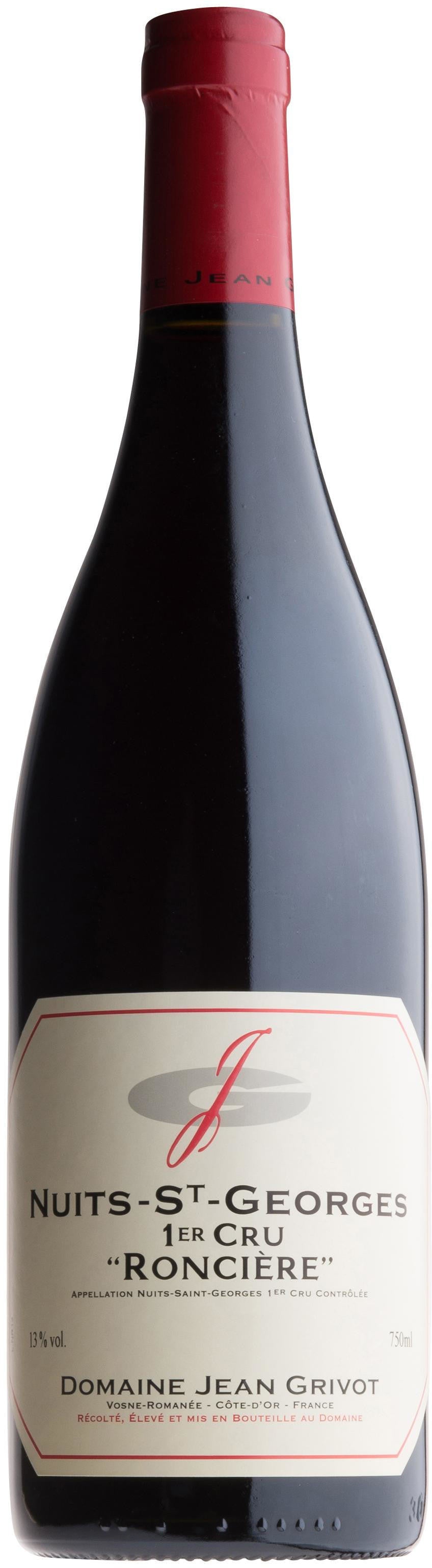Domaine Jean Grivot Nuits-St-Georges Ronciere Premier  Cru 2022  Front Bottle Shot