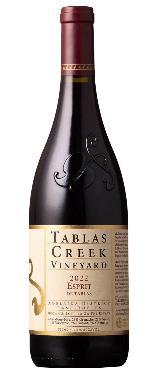 Tablas Creek Esprit de Tablas Rouge 2022  Front Bottle Shot
