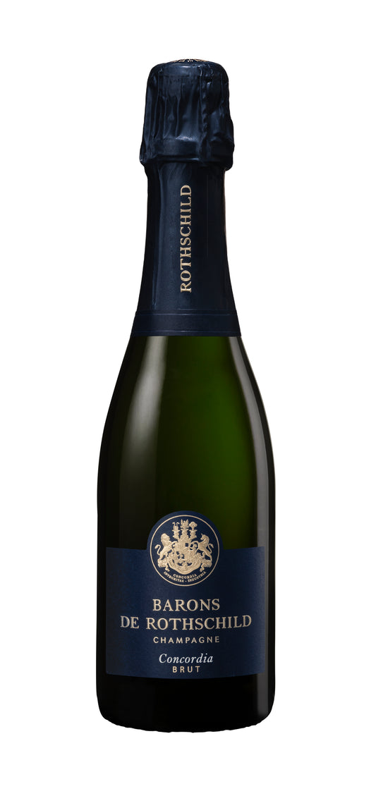 Champagne Barons de Rothschild Concordia Brut (375ML half-bottle)  Front Bottle Shot