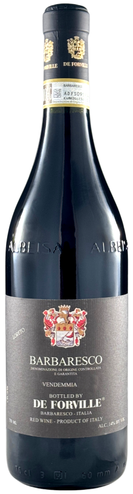 De Forville Barbaresco Vigneto Loreto 2020  Front Bottle Shot