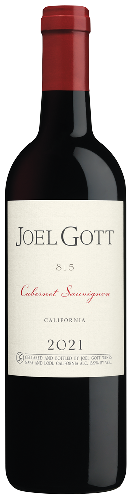 Joel Gott Blend No. 815 Cabernet Sauvignon 2021  Front Bottle Shot
