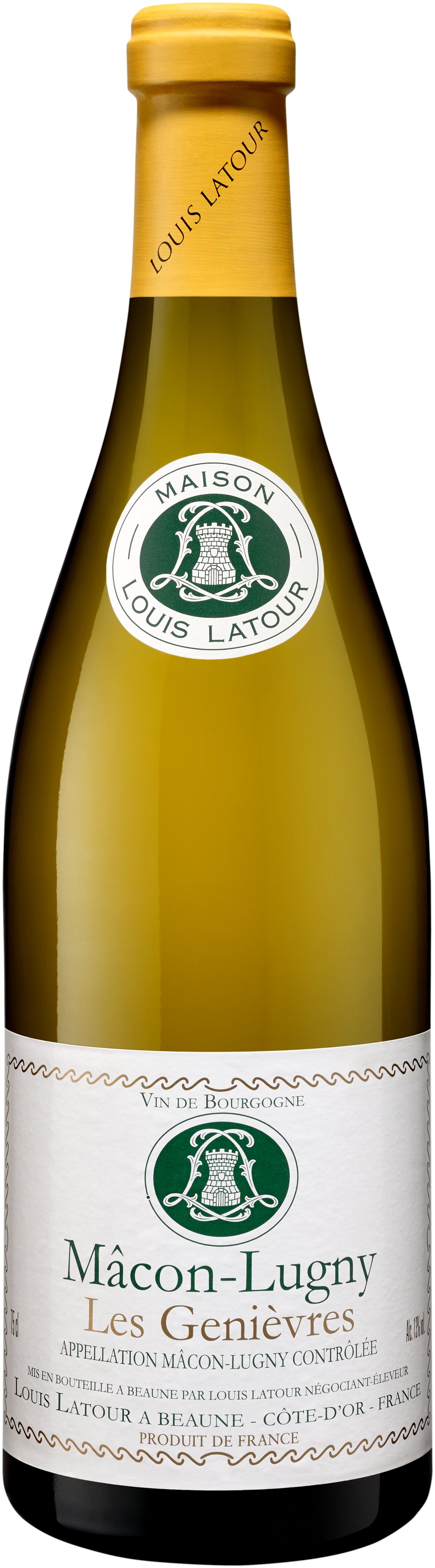Louis Latour Macon-Lugny Les Genievres 2022  Front Bottle Shot