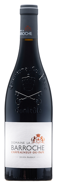Domaine La Barroche Chateauneuf-du-Pape Cuvee Julien Barrot 2021  Front Bottle Shot