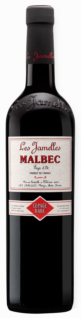 Les Jamelles Malbec 2022  Front Bottle Shot