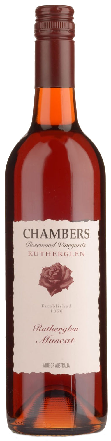 Chambers Rosewood Rutherglen Muscat (375ML half-bottle) Front Bottle Shot